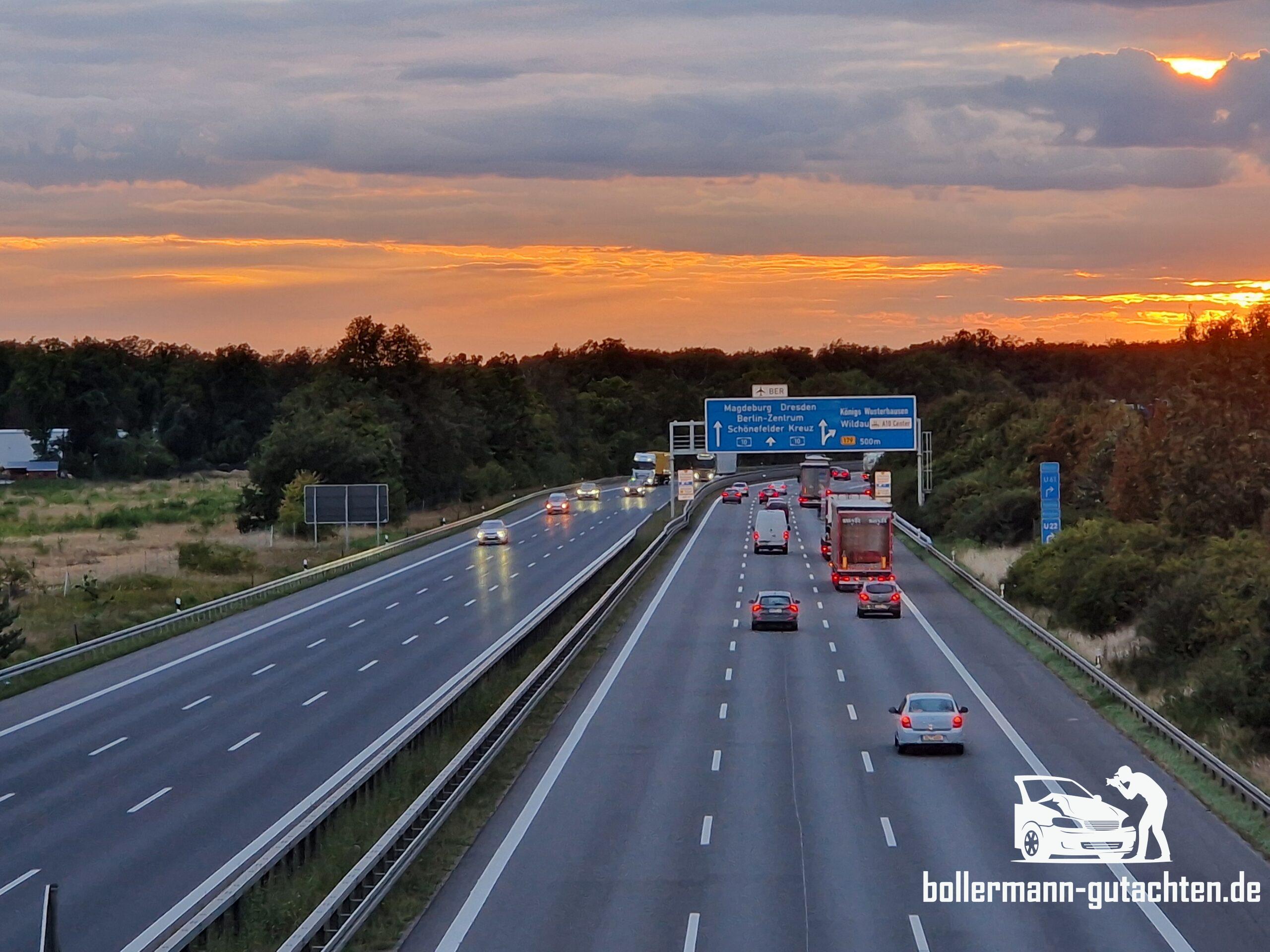 Autobahn A10 Schönefelder Kreuz